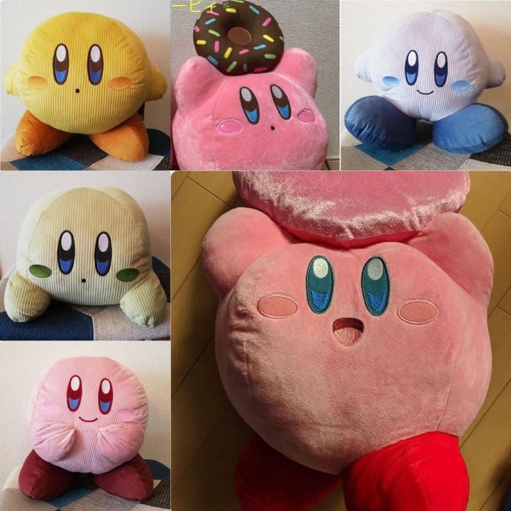 星のカービィビックぬいぐるみ７個セット