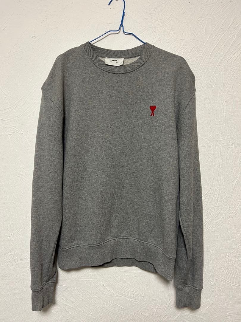 Ami Paris スウェット　トレーナー　グレー　M
