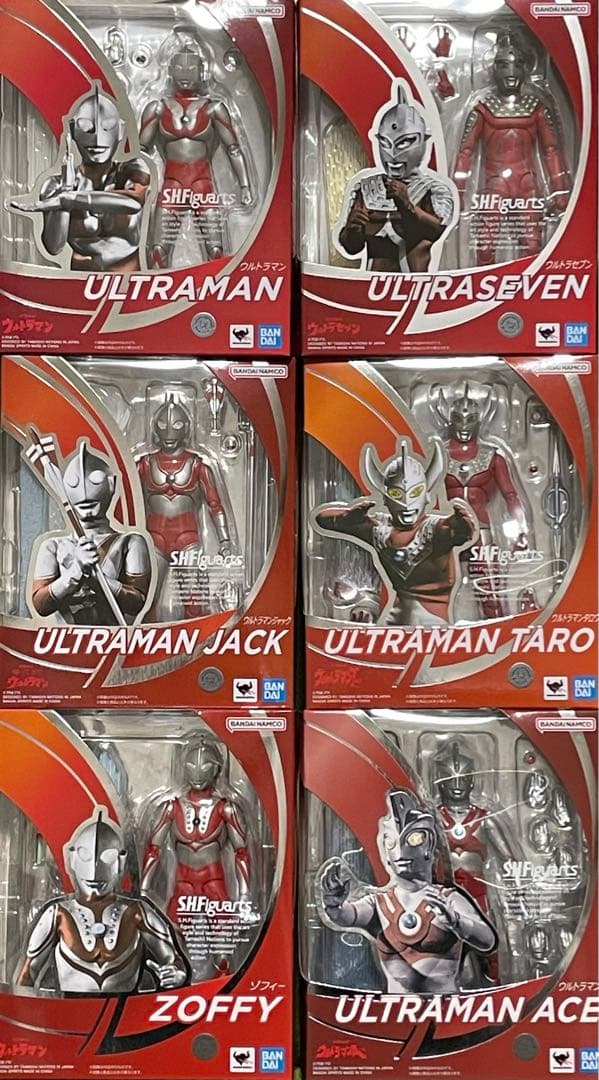 【土日限定価格最終値下げ】S.H.Figuartsウルトラ6兄弟セット