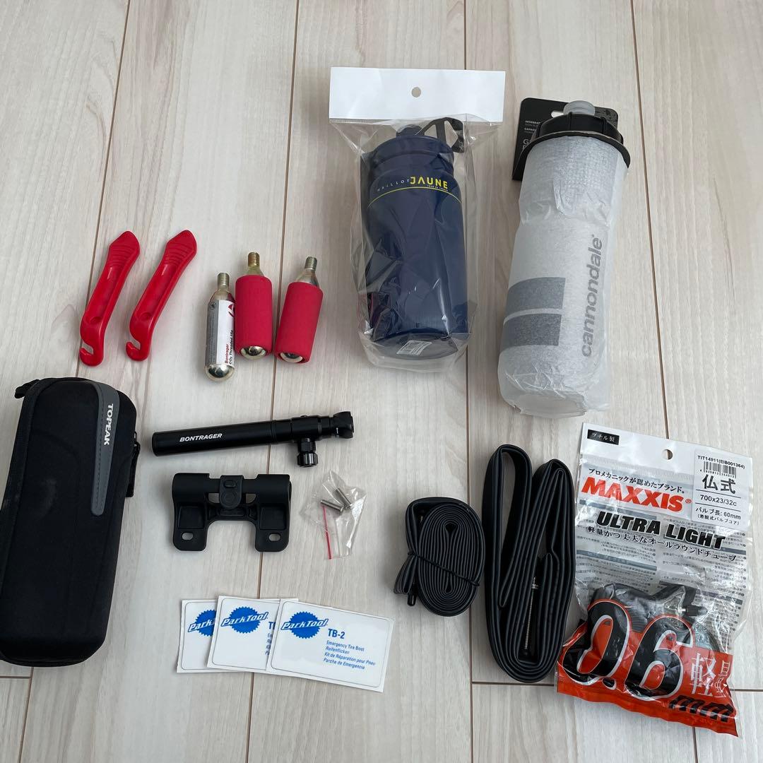 ロードバイク ツールケース一式 未使用ボトル2本