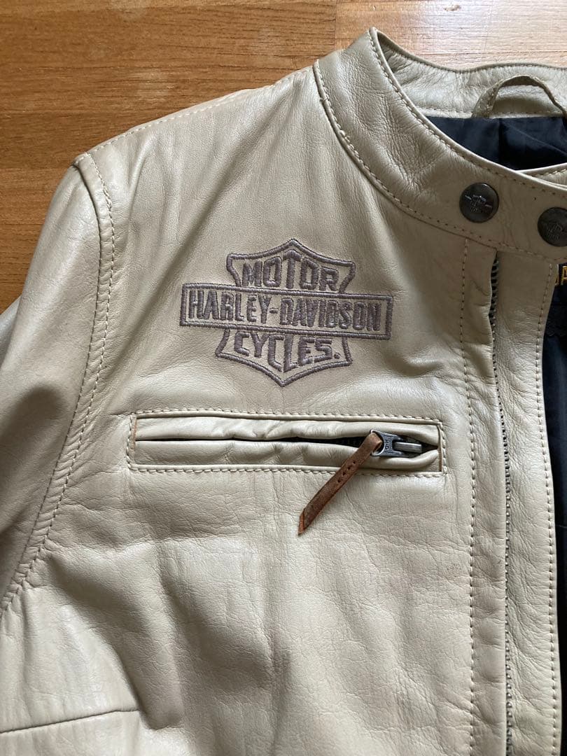 Harley Davidson シングルライダースジャケット 女性用Mサイズ