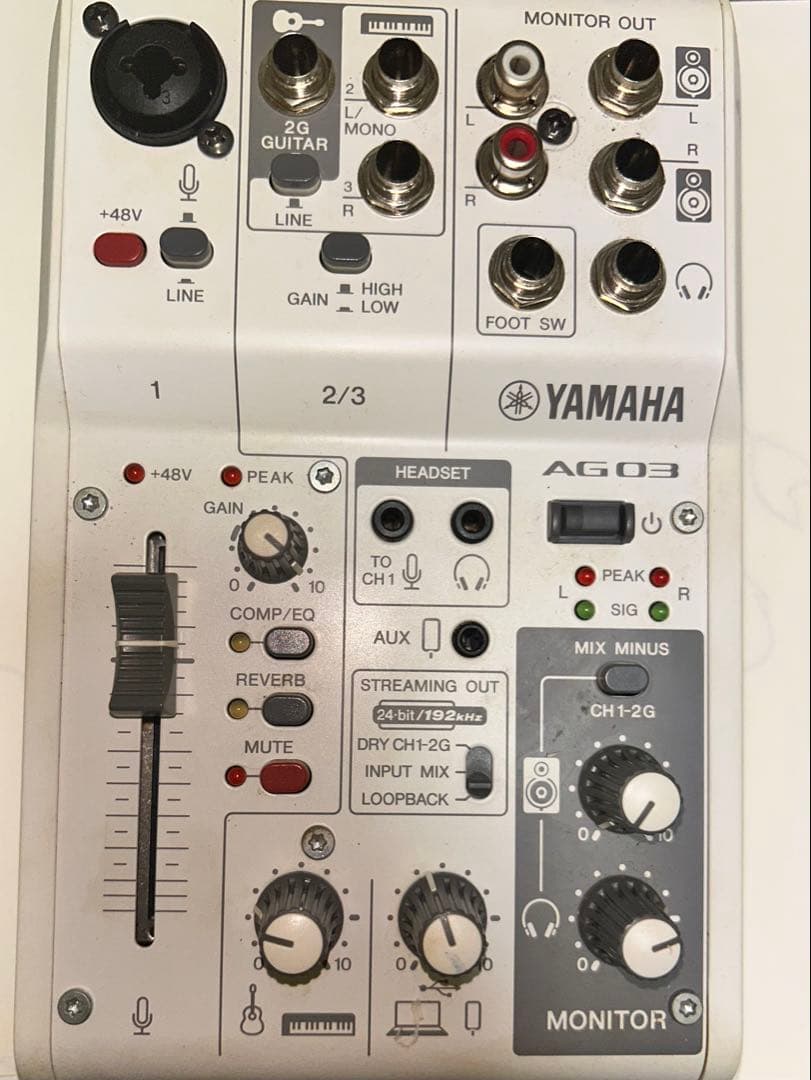 p*8様 YAMAHA AG03 オーディオインターフェース