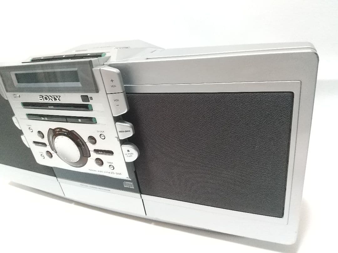 SONY ZS-D55 ラジカセ CDプレーヤー付き シルバー