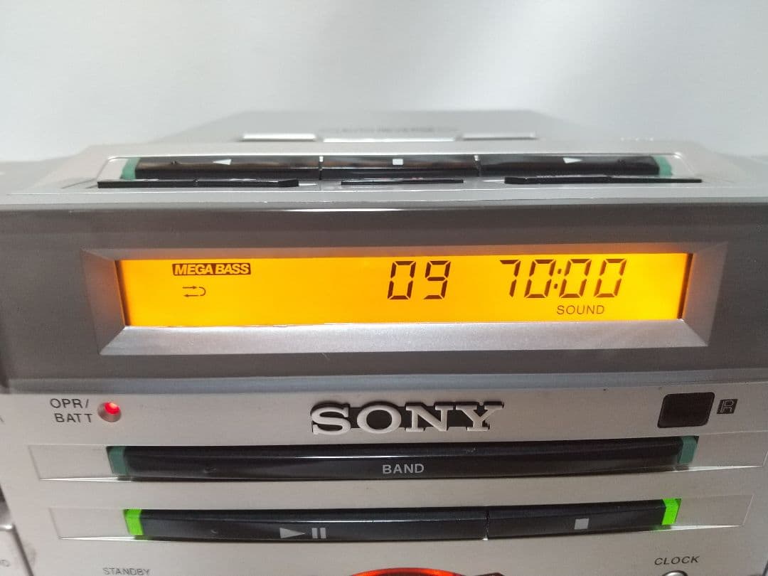 SONY ZS-D55 ラジカセ CDプレーヤー付き シルバー