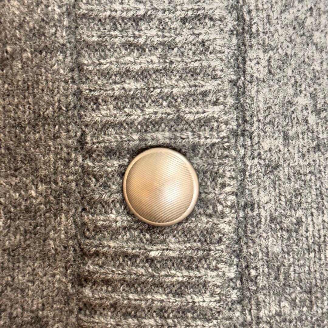 【未使用】FRAMEWORK メタルボタン 2WAYカーディガン 毛100%