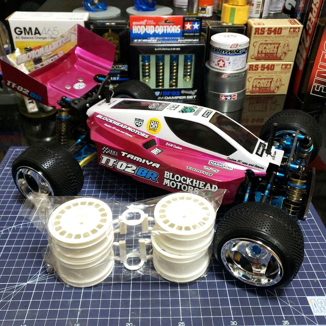 タミヤ TT-02BR フルオプション ハイエンド 4WD ピンク プロポセット