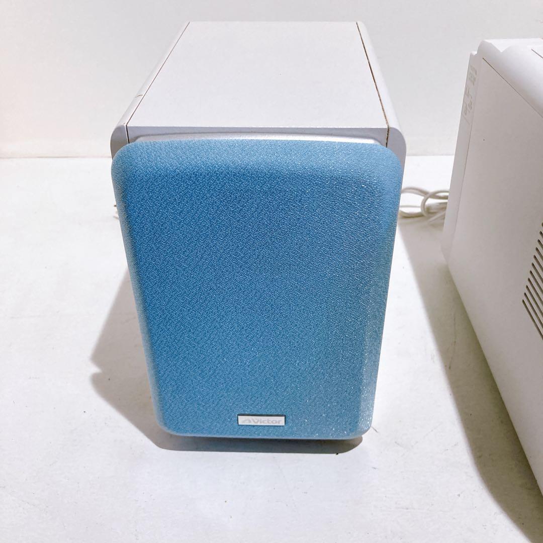 【動作品】Victor MD/CDカセット搭載ミニコンポ CA-UXQX1-A