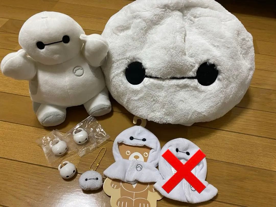 ベイマックス ファンキャップ パペット リング キーホルダー ぬいぐるみポンチョ