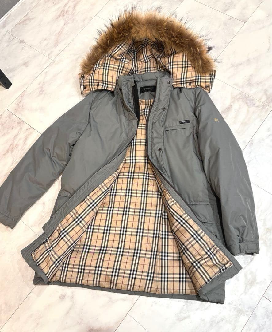 海人⭐︎島人 BURBERRY BLACK LABEL バーバリー中綿コート