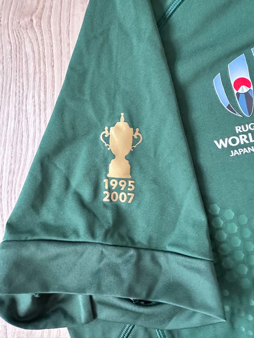 2019年ラグビーワールドカップ南アフリカ代表モデル　ジャージ（アシックス製）