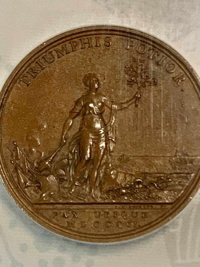 ジョージ3世 ヒストリカルメダル アミアンの平和　1802年