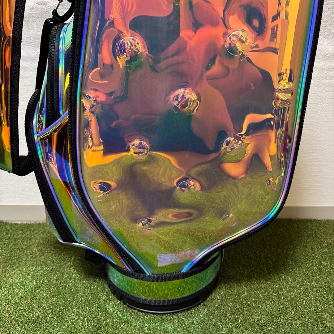 非売品 新品 HONMA ホンマ キャディバッグ オーロラ ホログラム クリアー