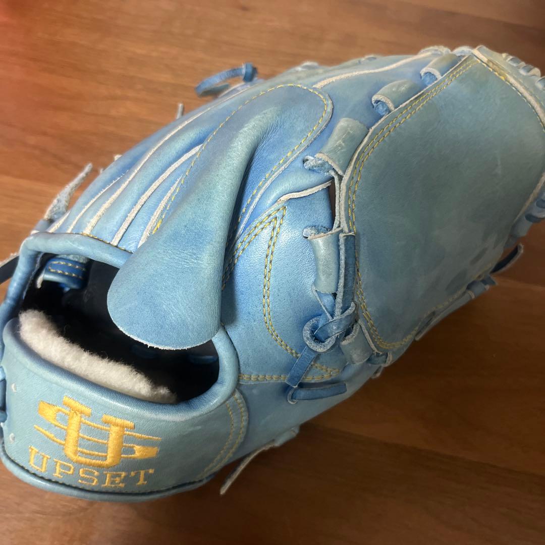 UPSET 硬式グローブ 青