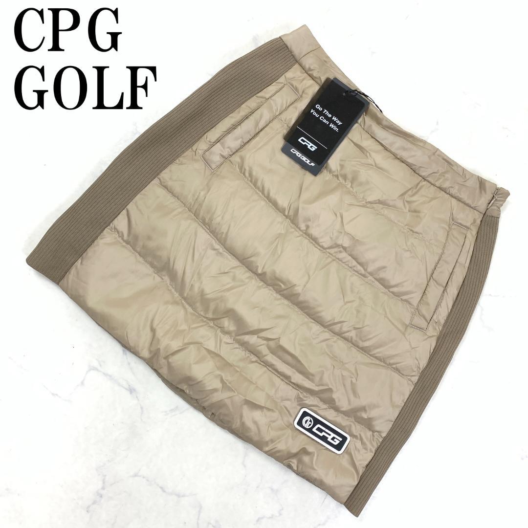 LA7736 新品タグ付き CPGGOLF ダウンタイトスカート ベージュ ３