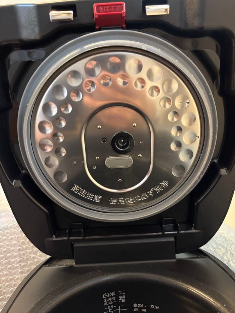 [本日まで]TIGER 土鍋ごはん釜 ブラック　5.5合　圧力IH 説明書付き