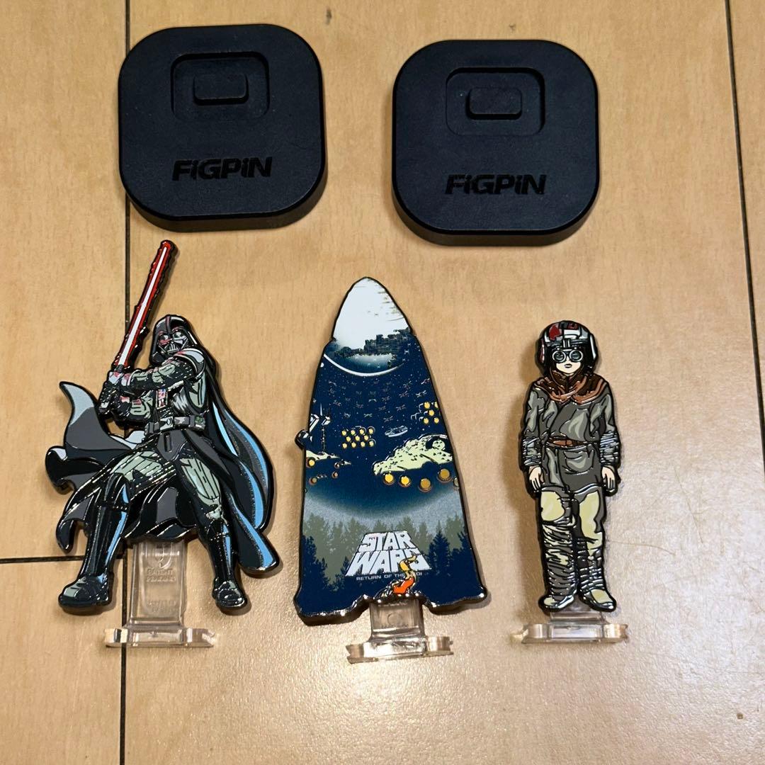 [G2022] スターウォーズ FIGPIN ダースベイダー　スカイウォーカー