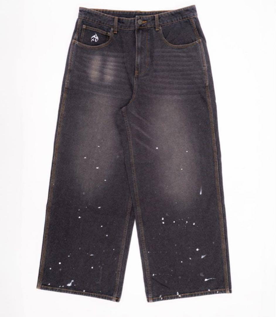 Antimid PAINT BAGGY DENIM Lサイズ 完売品