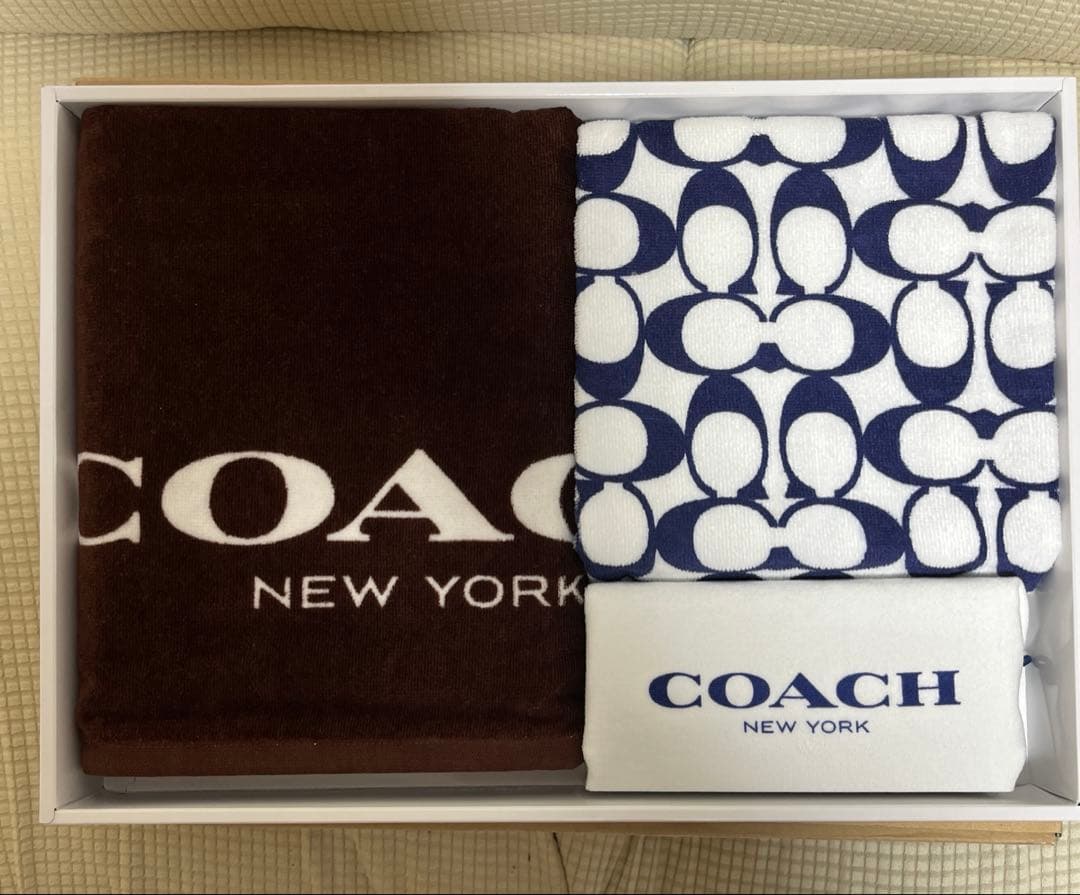 【未使用品】　COACH タオルセット　3枚