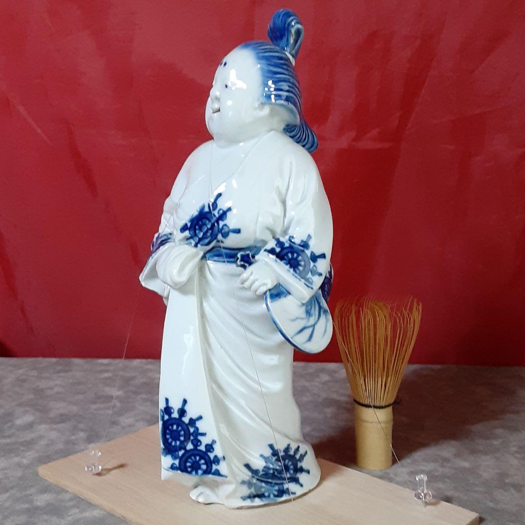 平戸焼　お福人形　三河内焼