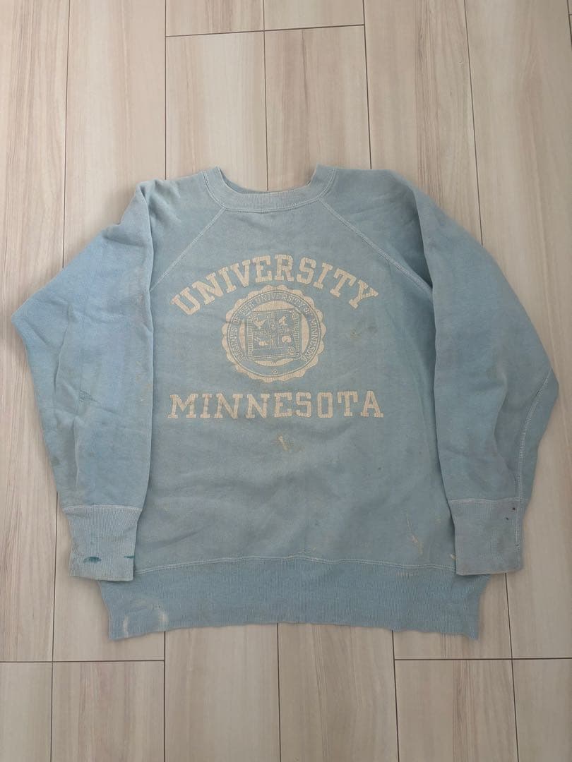 UNIVERSITY MINNESOTA ビンテージフェイドスエット