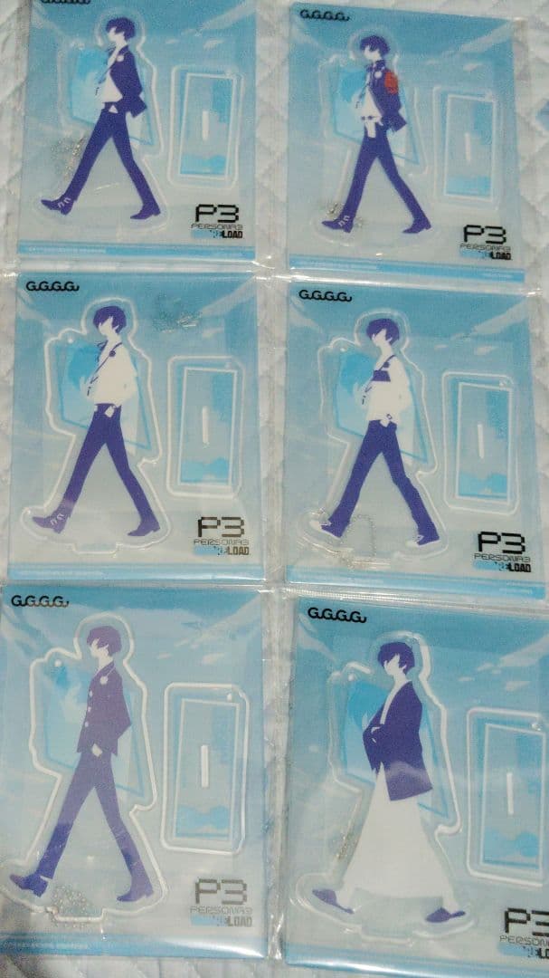 ペルソナ3リロード　中国セガストアー限定　主人公　アクスタ全種類6つセット