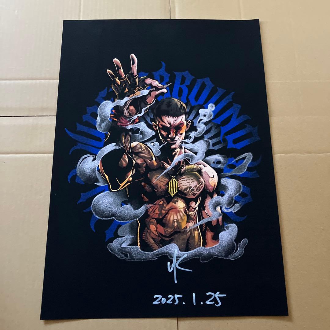 新品 KHI 萩原京平 直筆サイン入り ポスター 東京 POPUP