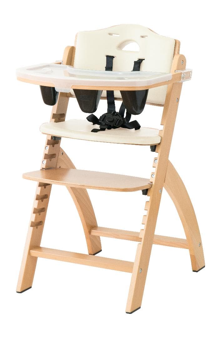 サンプル落ち　ビヨンドジュニアハイチェア　ナチュラル・ホワイト