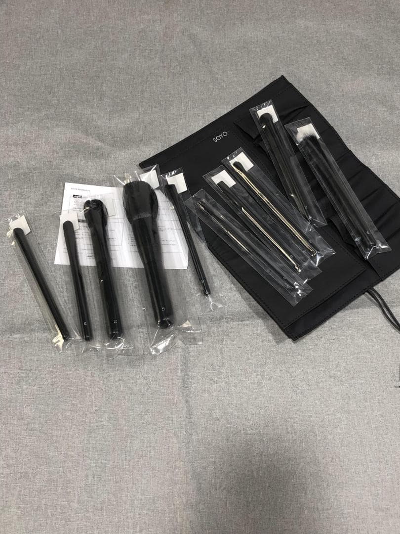 小田切ヒロ SOYOブラシ メイクブラシ +ブラシケース 熊野筆~~