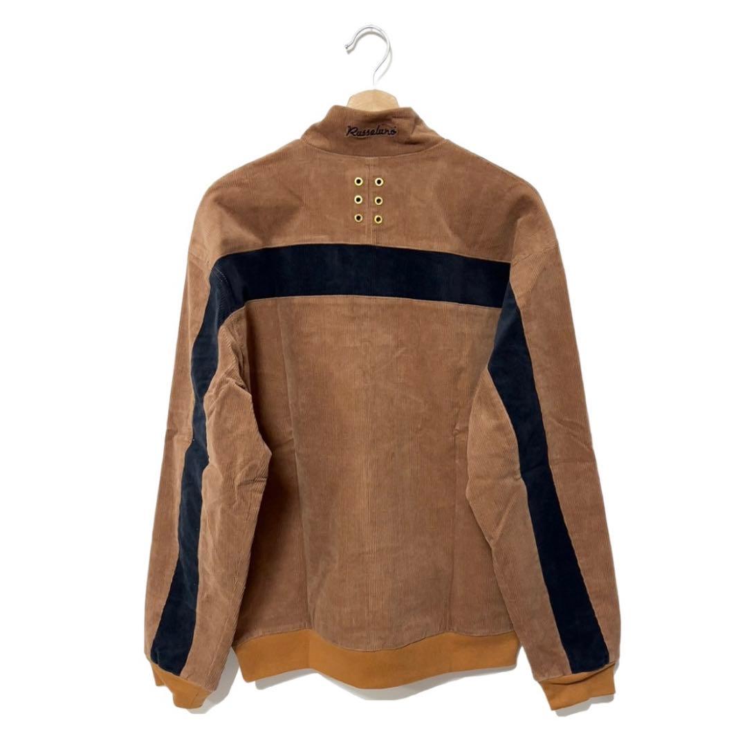 ラッセルノ ゴルフ キャディーバッグ コーデュロイ アノラック ブラウン L 5