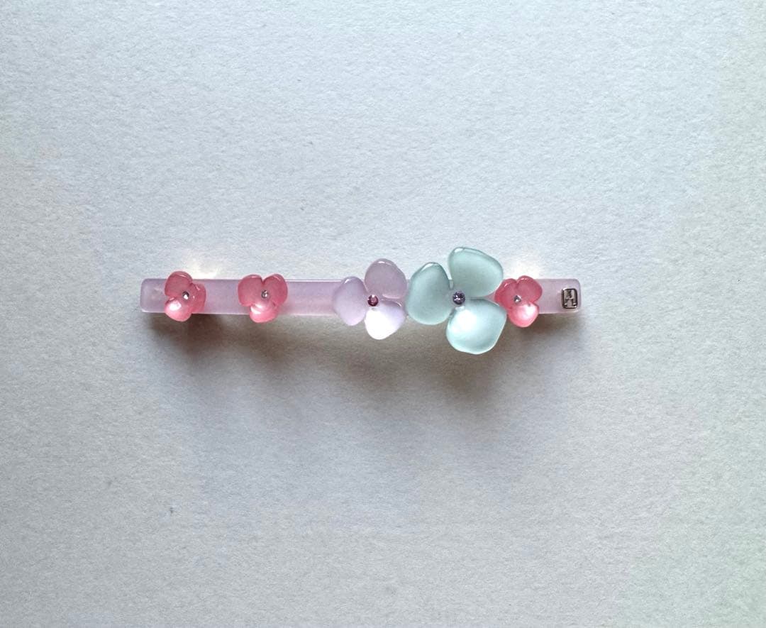 未使用 アレクサンドル ドゥ パリ Alexandre フラワーバレッタ