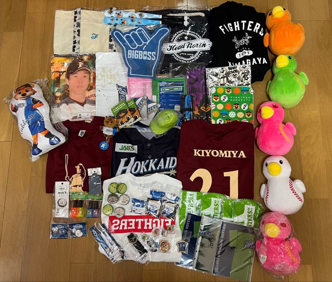 新品未使用多数あり 北海道日本ハムファイターズ 応援グッズ大量セット カビー