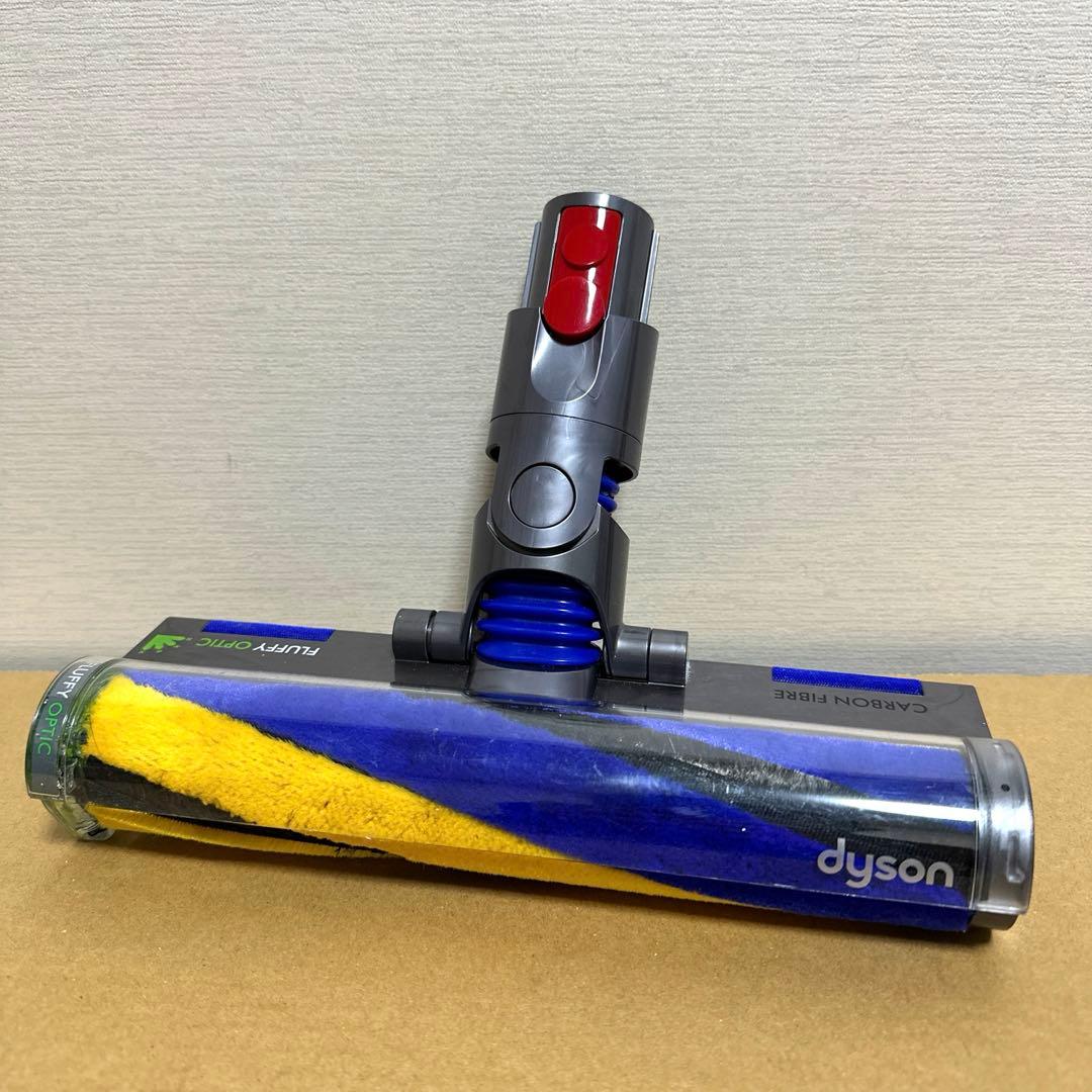 【美品】ダイソン V12 fluffy Optic ヘッド425995-02