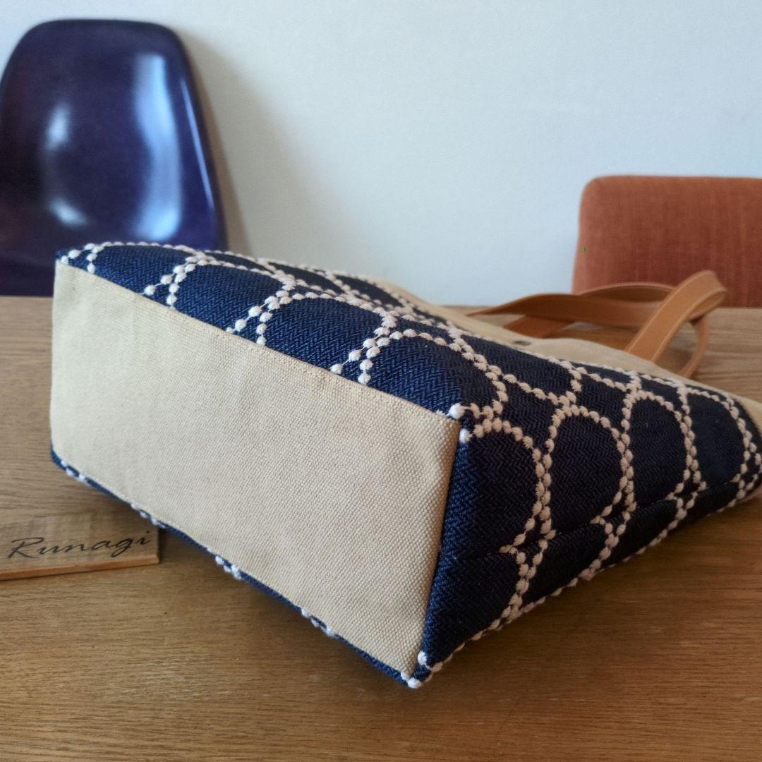 シンプル ハンドバッグ＊ミナペルホネン タンバリン