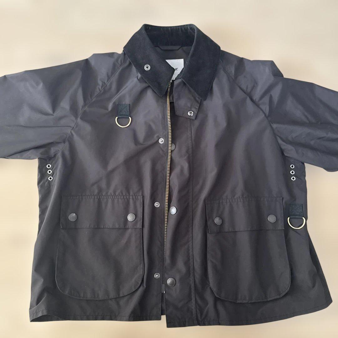 Barbour 黒 ナイロンジャケット