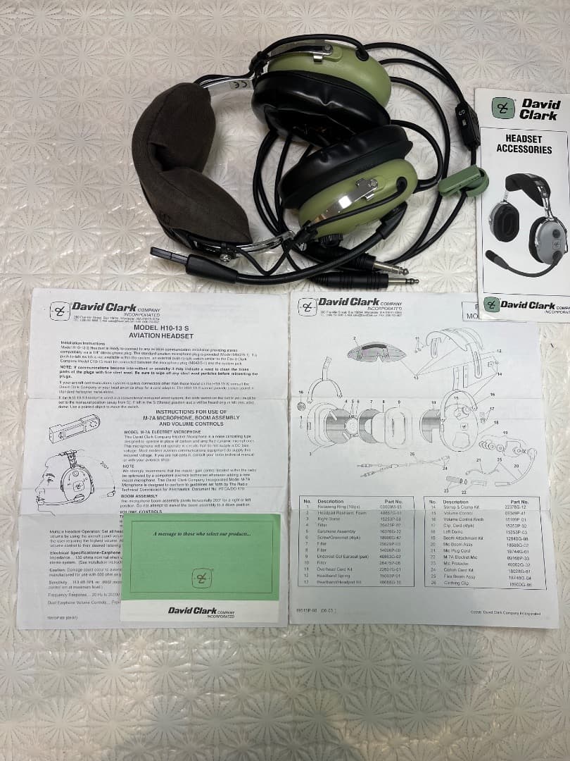 David Clark H10-13S ヘッドセット