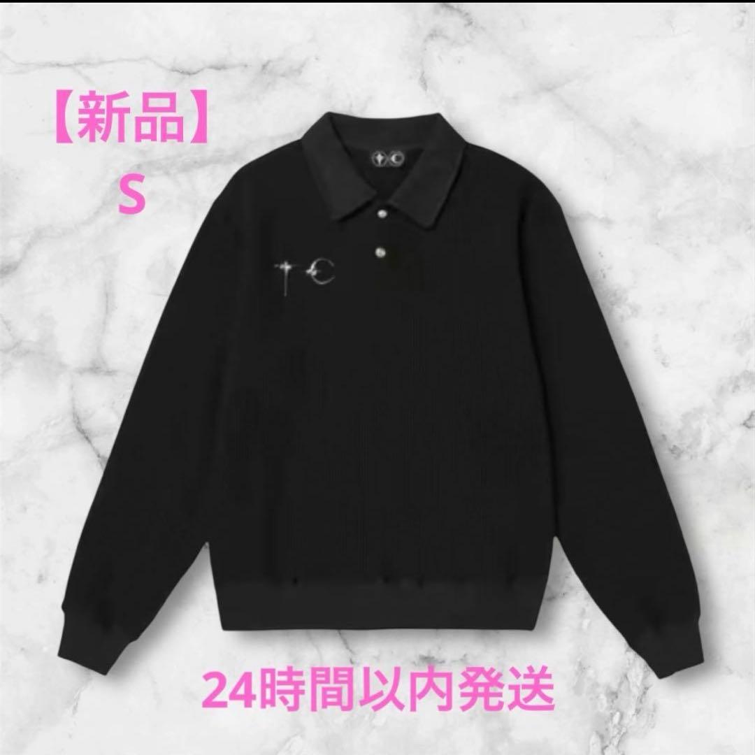 thug club サグクラブ サーマル ニット ワッフル 韓国 y2k 黒