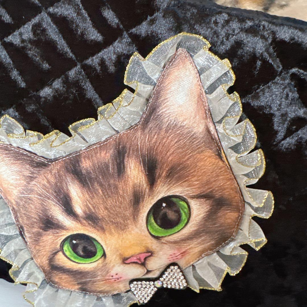 さ*ー様 コヤンイサムチョン♡豹柄うさリトルサンダーちゃんのベルベットトートバッ