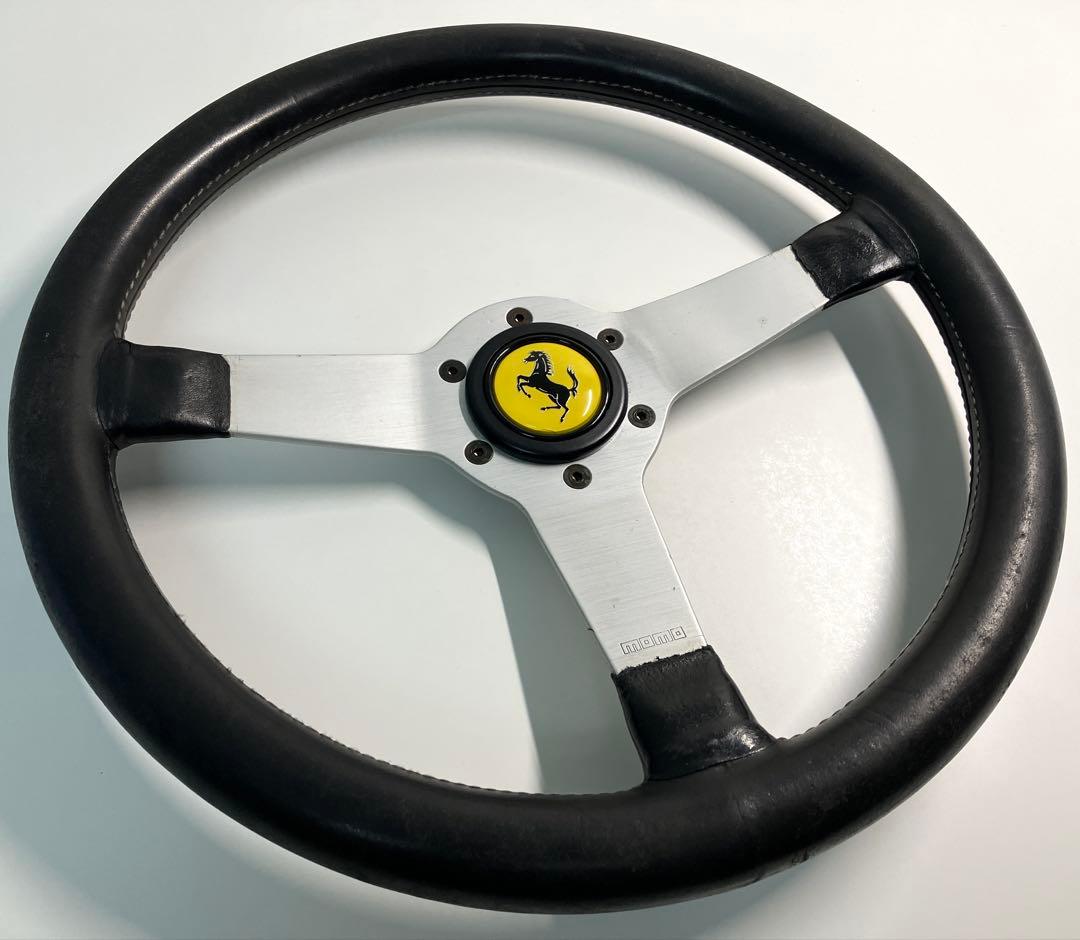 フェラーリ MOMO モモ ステアリング 365BB/ホーンボタン/NARDI