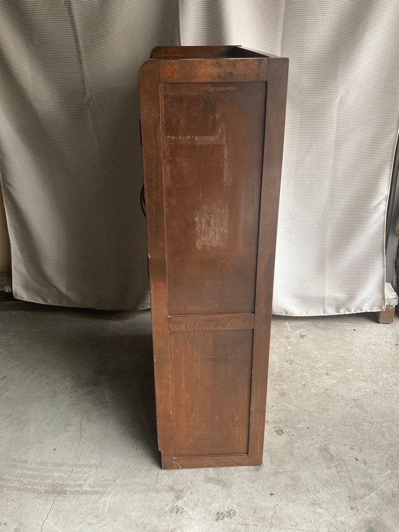 美*桜様 古道具　本棚　ガラスキャビネット