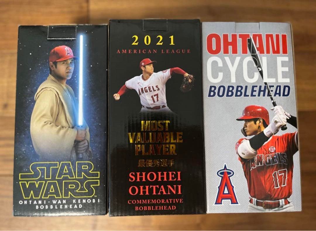 大谷翔平　ボブルヘッド　３体セット