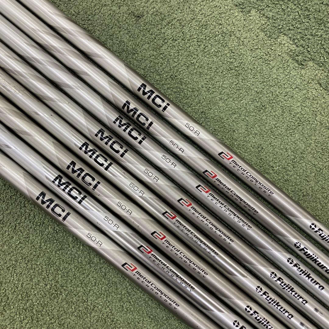 フジクラMCIメタルコンポジット アイアンシャフト8本セット、