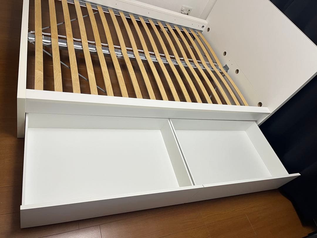 IKEA マルム ベッドフレーム 収納付き