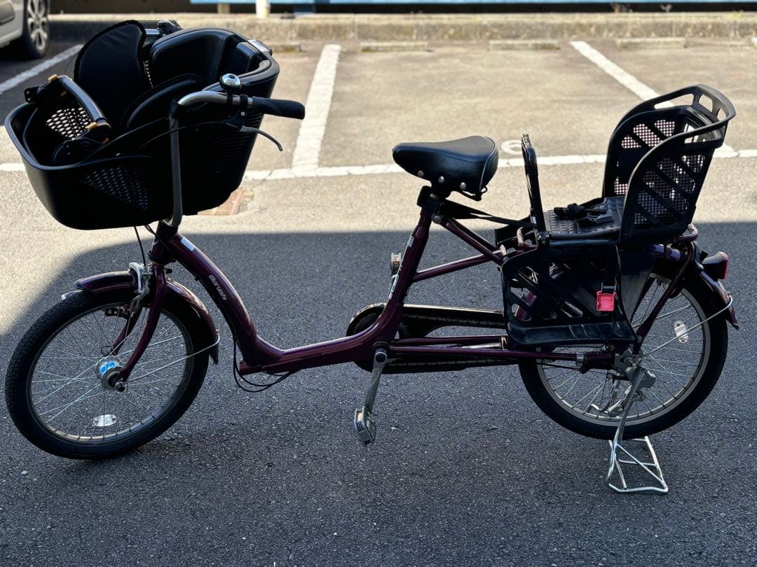 ふらっか〜ずシュシュ　子ども乗せ3人乗り自転車　非電動　20インチ