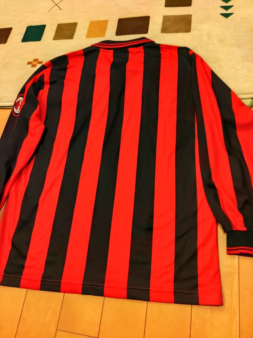 ヴィンテージユニフォームミラン長袖選手用バッジョサイン入り新品タグ付き