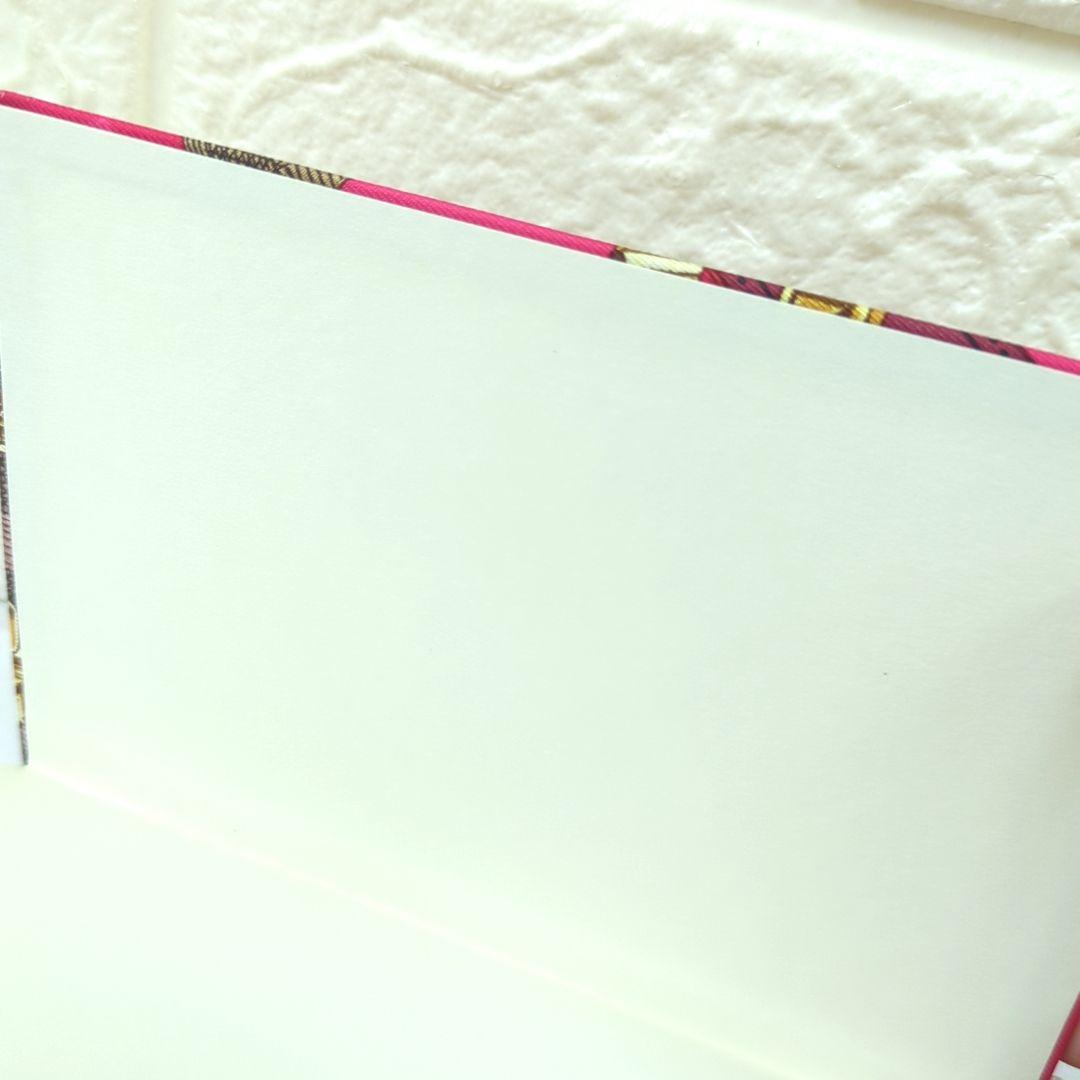 エルメス ベルトデザイン ノートブック メモ帳 ピンク カーキ ブルー【美品】