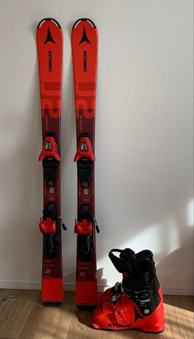 ATOMIC J2 110 スキー板 ブーツHAWK2 20.5㎝