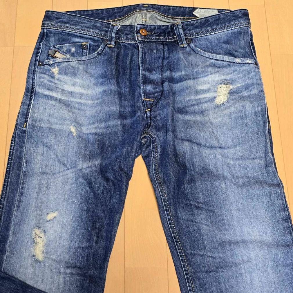 ​【名作】ディーゼル DARRON 0831J W32 濃紺スリム テーパード