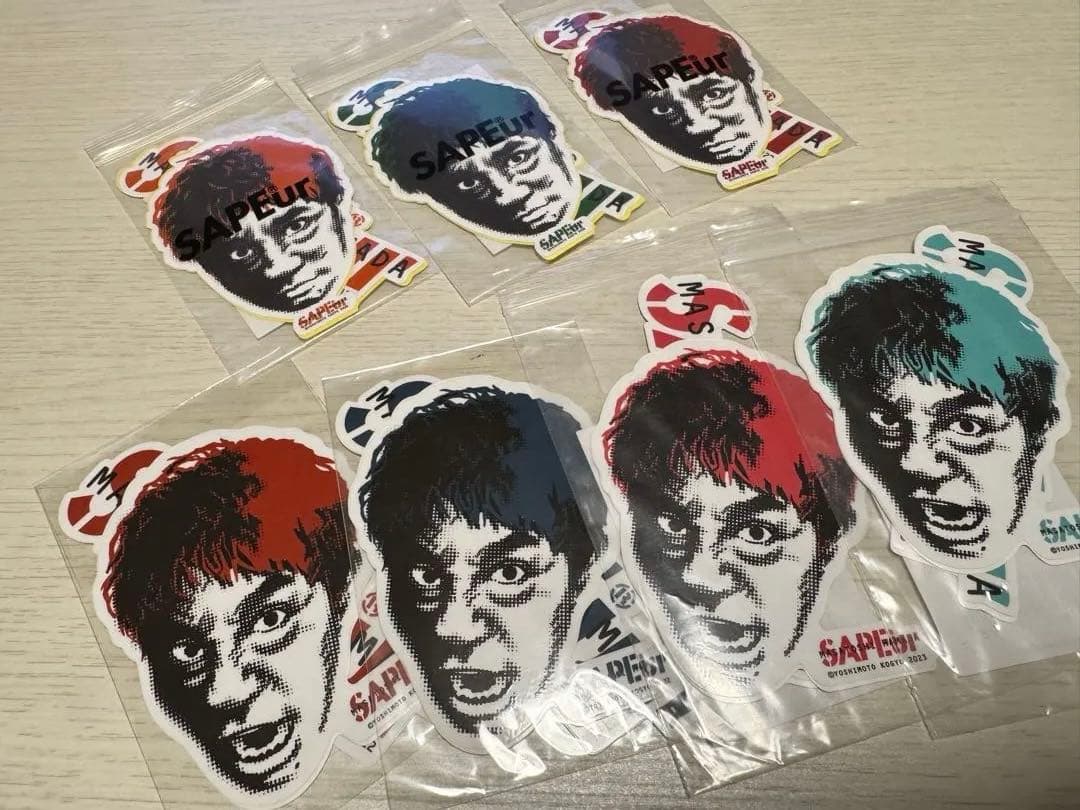 SAPEur HAMADA MASATORSHI コラボステッカー　7枚セット