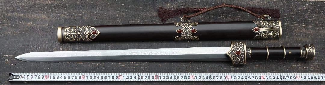 楚王剣（黒檀タイプ）古兵器 武具　刀装具　日本刀　模造刀 居合刀