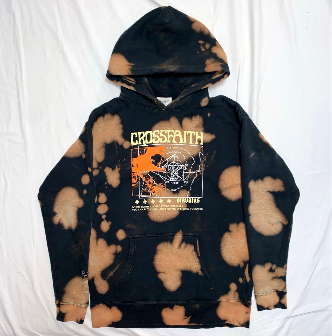 Crossfaith クロスフェイス 特殊染 タイダイ フーデッド パーカー